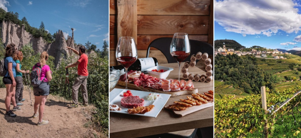 Foto di Monticelli, Gazzani e Lona Wine trekking gourmet con lo chef stellato Alessandro Gilmozzi, Caneve en festa e degustazioni verticali